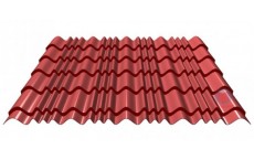 Tôn mạ màu đỏ đậm Hoa Sen dày 0.40mm