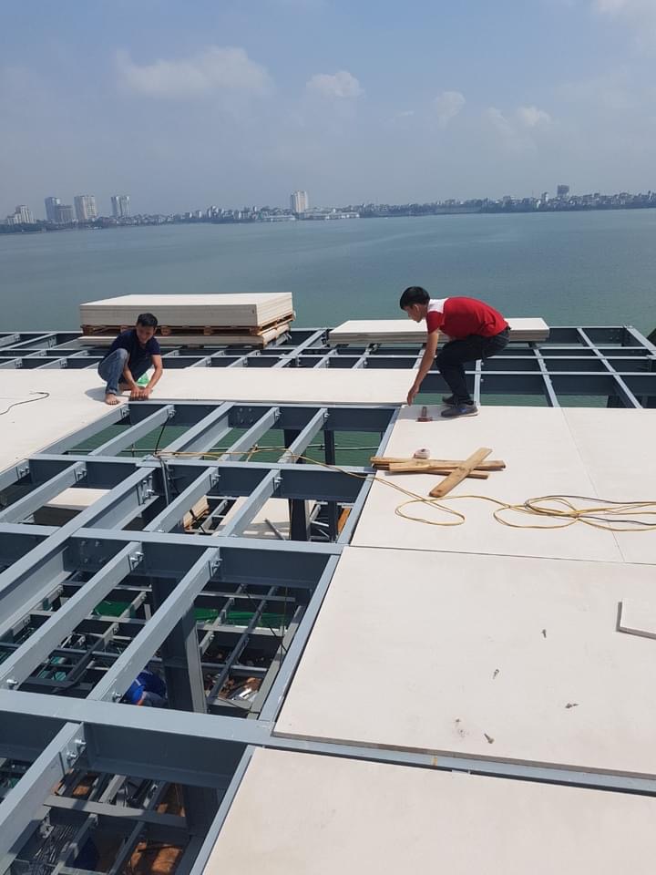 Tấm xi măng lót sàn, Tấm xi măng 16mm giá bao nhiêu, Tấm xi măng,Giá tấm lót sàn gác lửng, tấm cemboard duraflex vĩnh tường