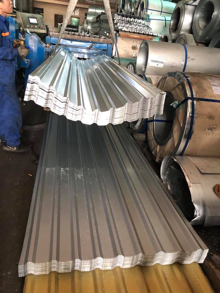 Tôn lợp mái nhà, tôn lạnh, tôn kẽm, Tôn sóng vuông 9 sóng